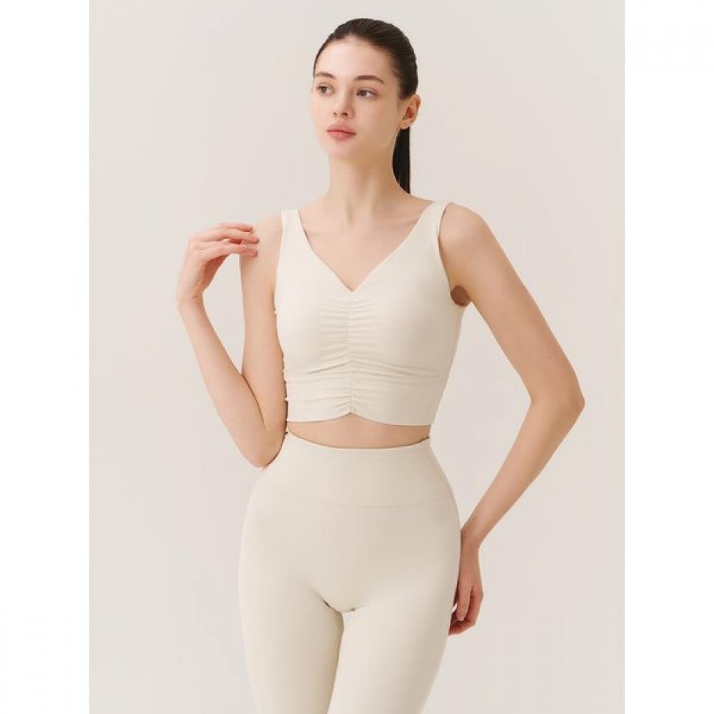 Huit Ticha Front Shirring Bra Top Htwtb5k01t