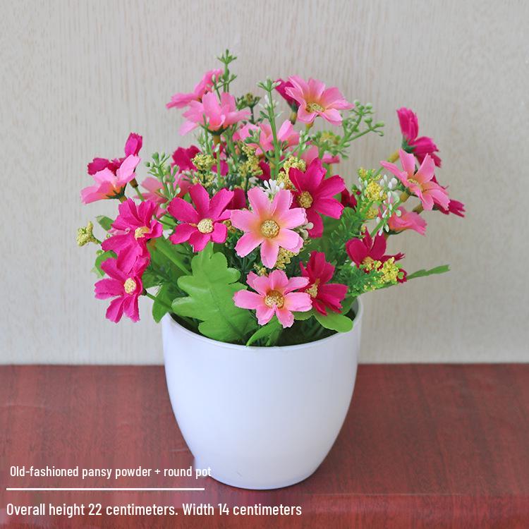 Silk Rose Bonsai: Artificial Flowers & Greenery for Indoor/Outdoor Decor