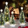3pcs large, medium and small simulated Christmas trees,Christmas holiday decorations, indoor home decoration ornaments