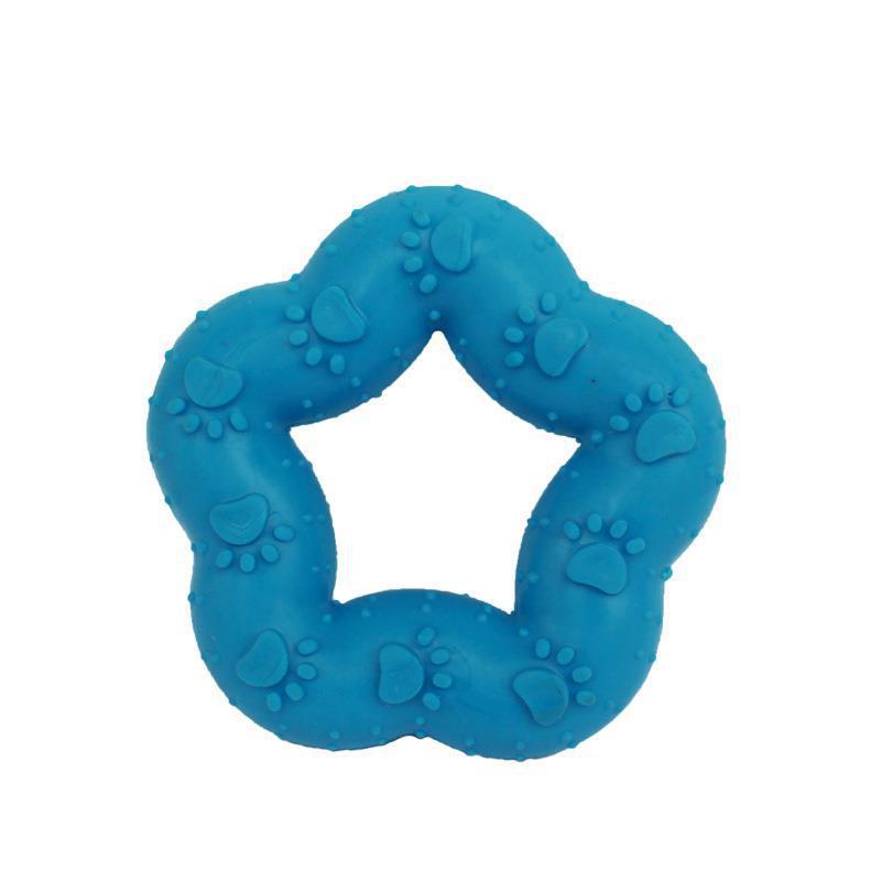 Five-Pointed Star TPR Rubber Dog Chew Toy