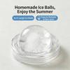 2026New Portable Foldable Ice Ball Cup with Built-in Straw, Food-Grade Silicone Ice Maker Mold, Summer Outdoor Travel Tumbler