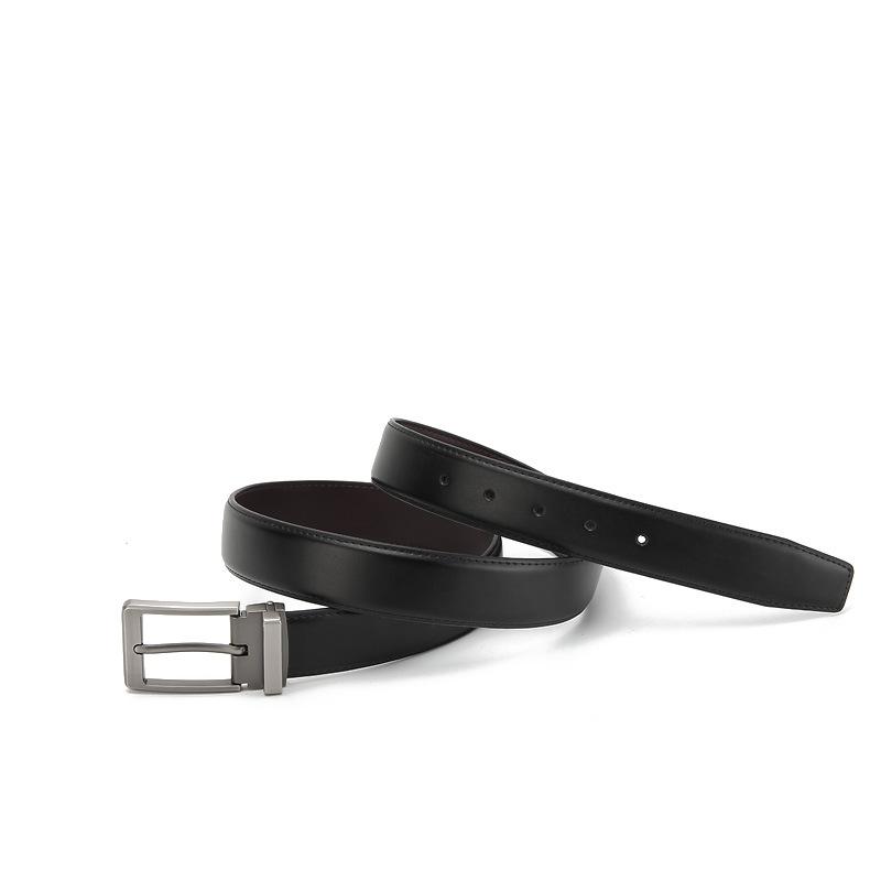 Needle Buckle Men's Belt Real Cowhide Korean Business and Casual Second Layer Cowhide Belt Men's Belt