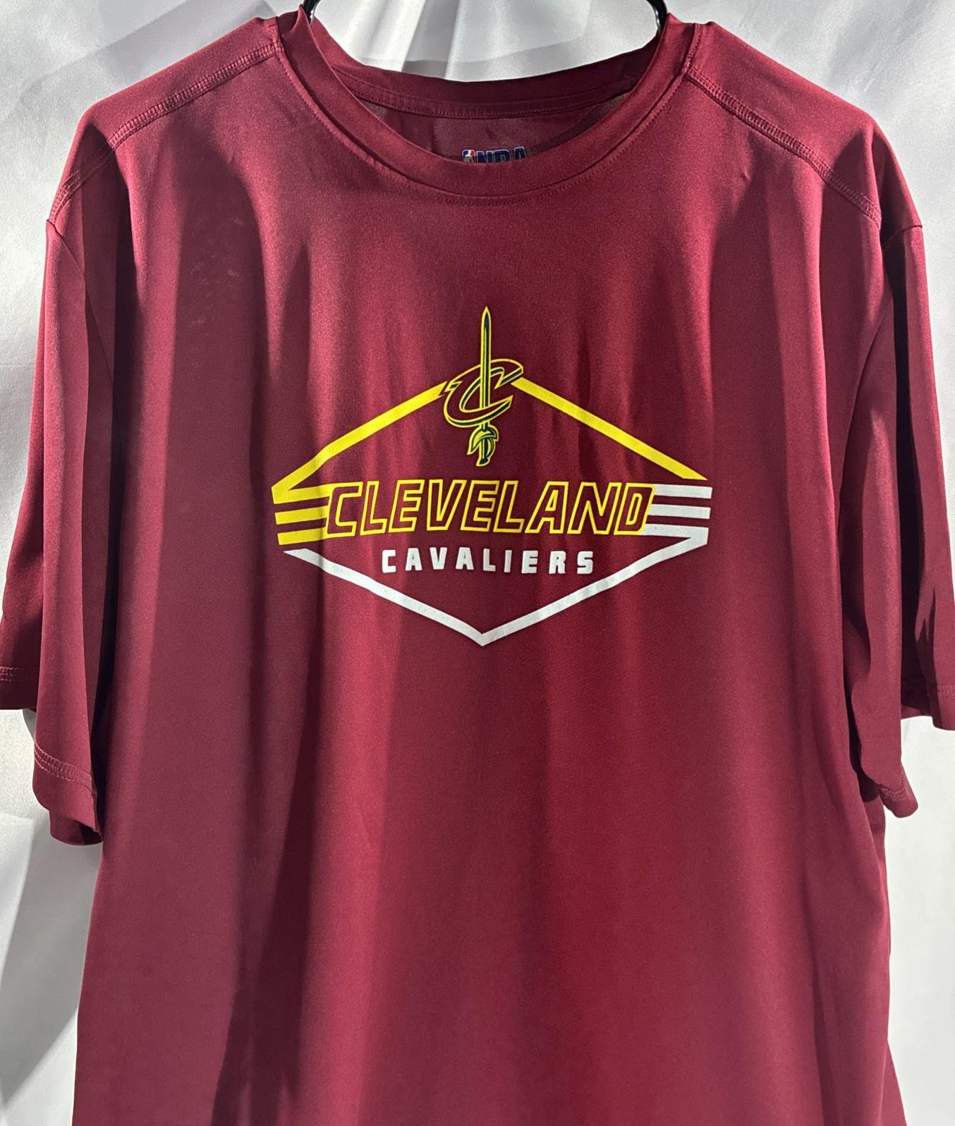 Cleveland Cavaliers NBA TX3 Cool Athletic Shirt Men’s XL Maroon Short Sleeve Unisex T-Shirt XXXXL