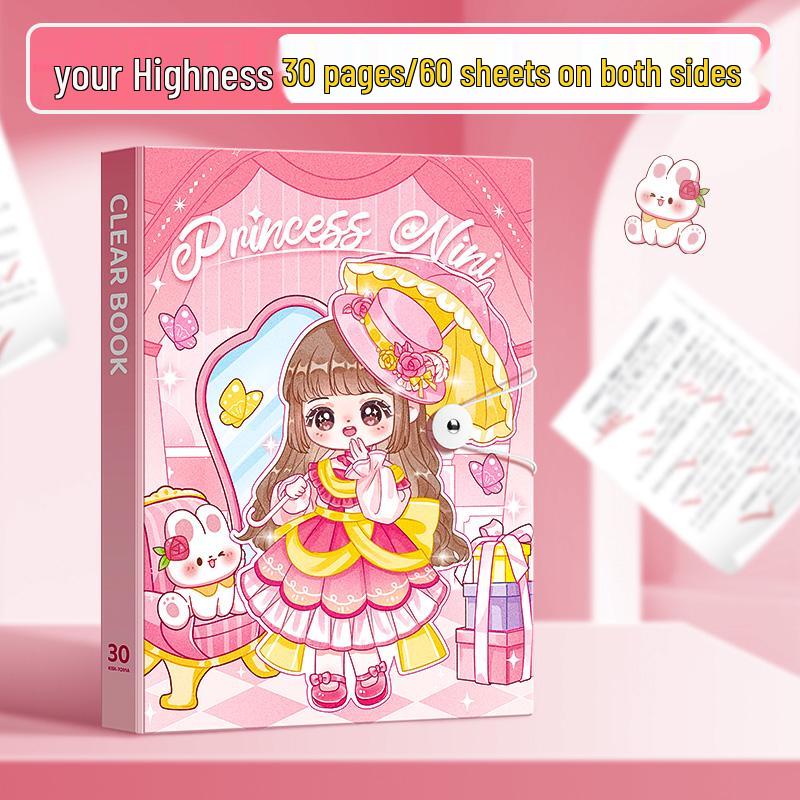 Landscaping Sticker & Photo Album A5 Loose-Leaf, Polaroid & Postcard Card Holder, A4 Single Grid Large