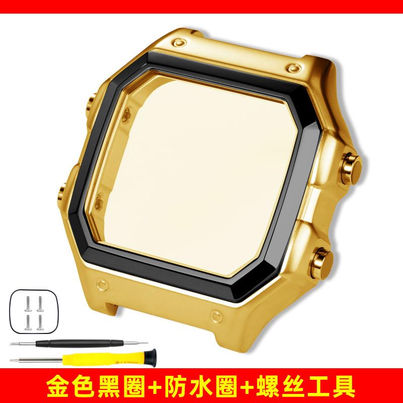 Ae1200 Fashion Accessories For Casio Case Kit Modified Metal AE-1200 Ae-1300 Bezel Glass Strap Ring Stainless Steel Watch Band