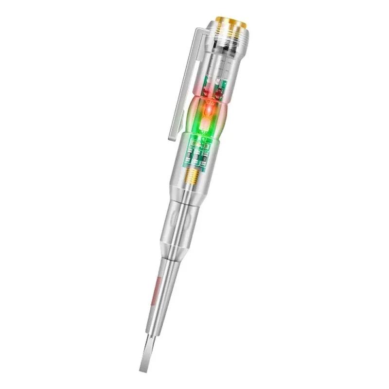 1/2/3pcs Intelligent Voltage Tester Pen 24/70-250V Induction Power Detector Pen Electric Indicator Screwdriver Indicator Tools