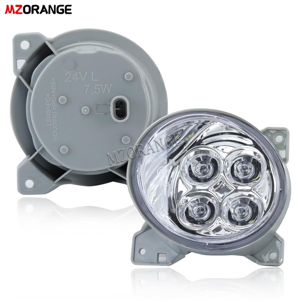 2X Car Front Fog lights For Scania G440 G450 P380 P410 R450 R620 LED Fog Light Assembly headlight Parts accessories 1pair