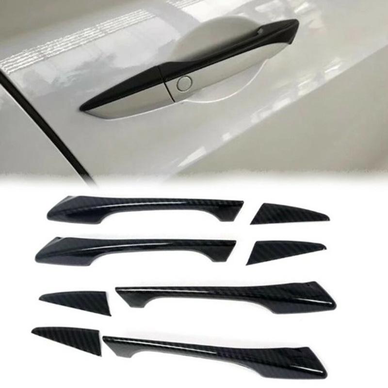 Carbon Fiber Pattern Exterior Door Handle Cover for 2015-2020 Acura TLX