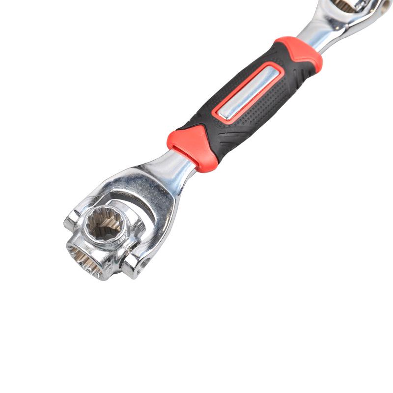 Eight-in-One Double-Ended Rotating Wrench, 52-in-One & 48-in-One Multi-functional Tool