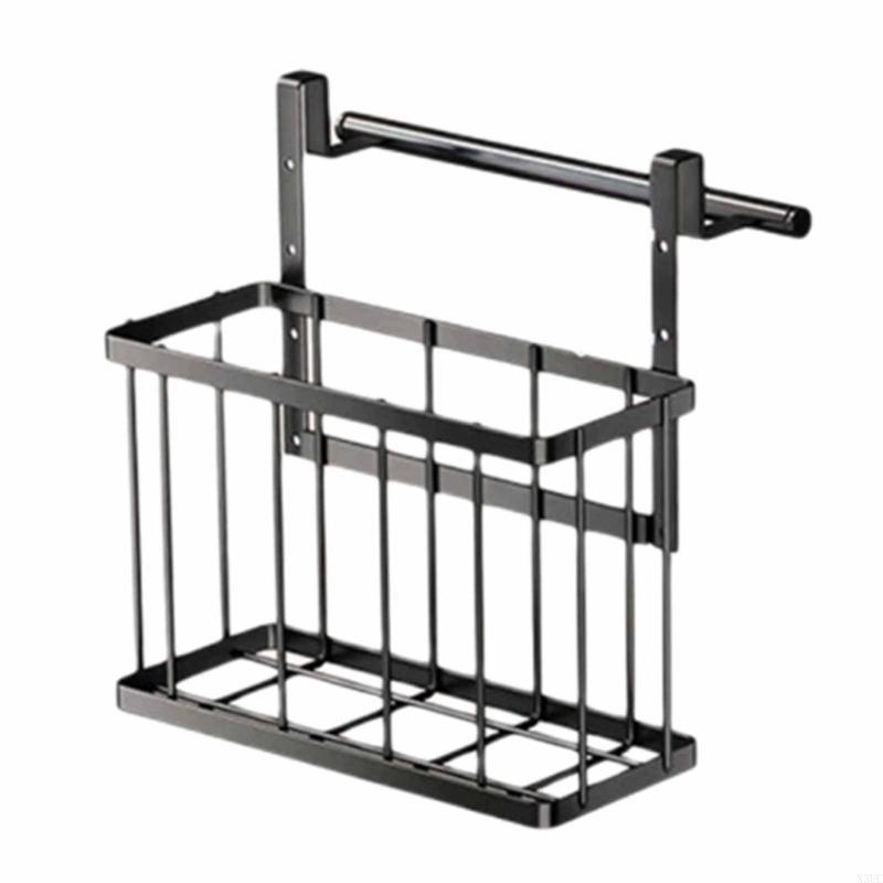 

Over The Cabinet Door Storage Basket with Adjustable Heights for Kitchen and Bathroom Home Organization Tool X3UC