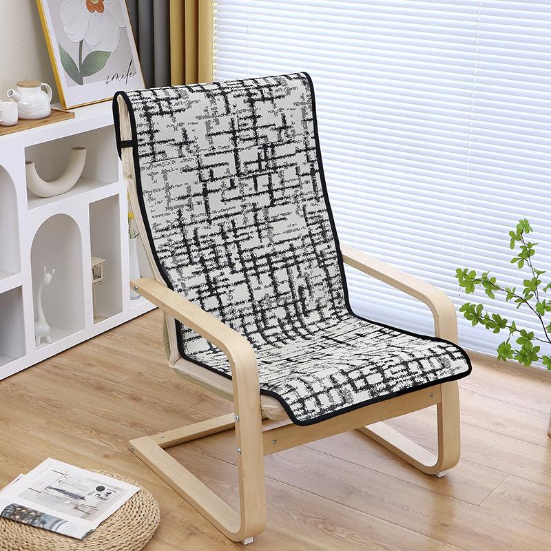 Schaukelstuhl Loungesessel Sessel, Kangbao Schaukelstuhl Pelo Stuhl Kostenloses Stuhlkissen mit Schwamm Stuhlbezug