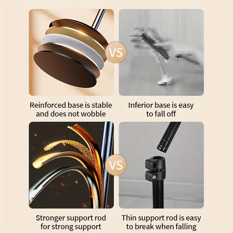 Multifunctional Mobile Phone Bracket Live Broadcast Bracket Adjustable Height Mobile Phone Telescopic Portable Holder Stand Live