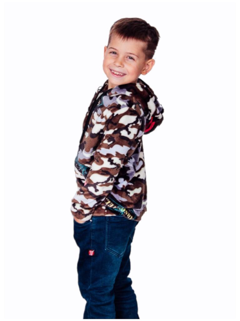 Boys’ Hoodie – Soft Brushed Fleece & Full Zip, Warm & Comfortable, Winter 6071-035-4 HC