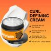 Curl Defining Cream for Wavy & Curly Hair – Alcohol-Free Leave-In Styler for Volume, Hold & Shine, No Rinse