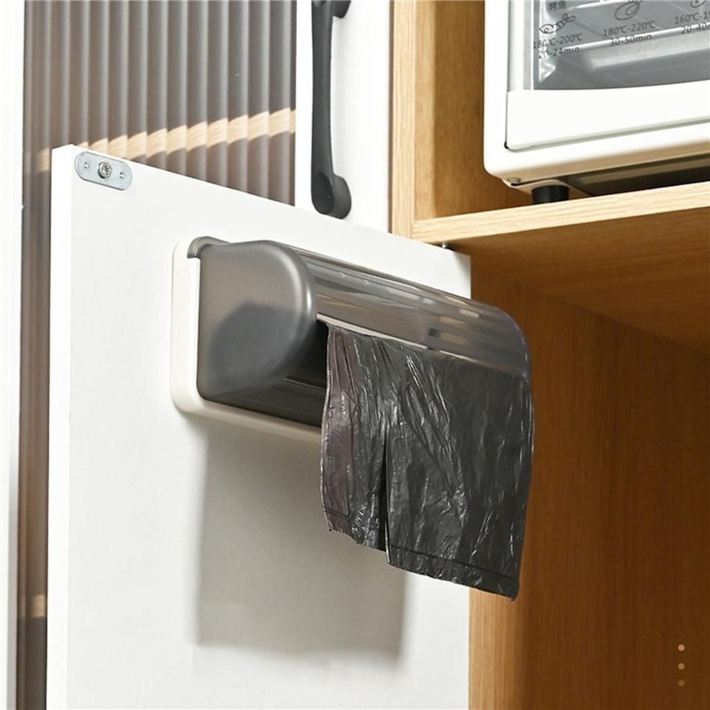 Kunststoff Müllbeutel Aufbewahrungsbox Wandmontiert Selbstklebend Müllbeutel Spender Entnahme Abnehmbar Einkaufstaschenhalter Zuhause