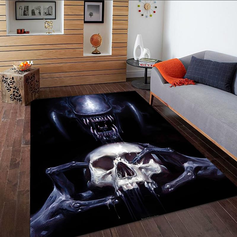 Alien Artwork  Carpet, Kitchen Rugs, Yoga Mat, Non-Slip Mats, Rug for Bathroom, Living Room bedroom, Camping Rugs Christmas Gift