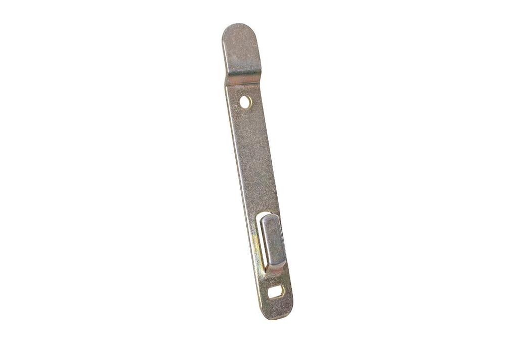 Metal HANGER FOR FIRE EXTINGUISHER. Mounting with 2 screws.