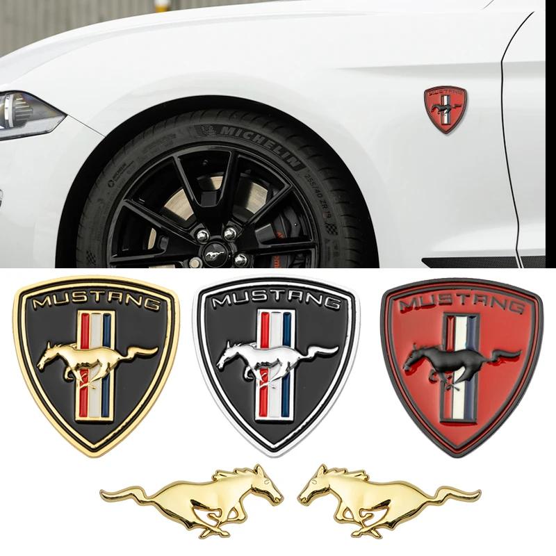 3D Metal Car Styling Body Trunk Emblem Sticker Decoration Auto Accessories For Mustang Focus Kuga Mondeo Max Fusion Ranger
