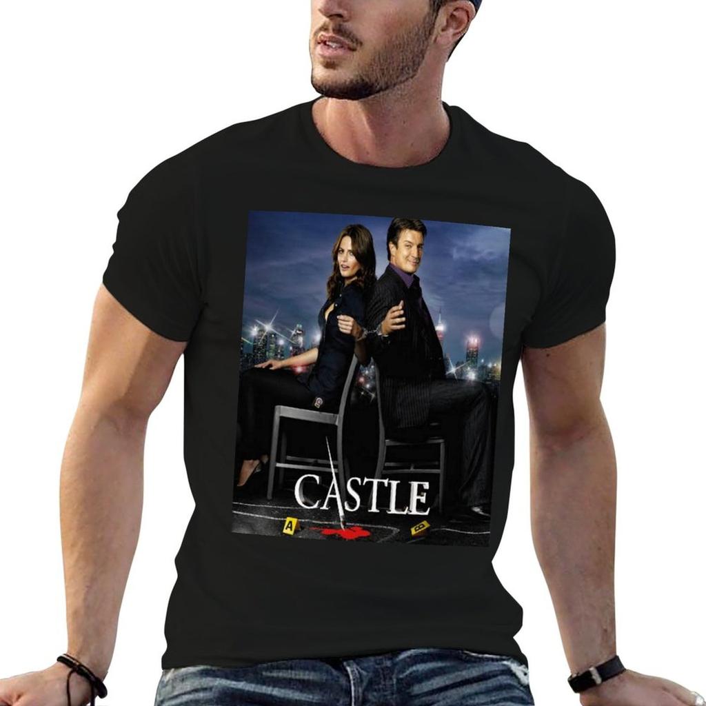 Castle And Beckett Tshirt Casual Trendy Short Sleeve Tshirt