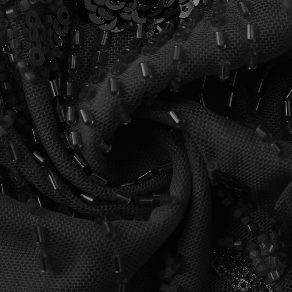 Ladies' Hollow Sequined V-neck Sleeveless Hanging Neck Backless Slim Fit Top