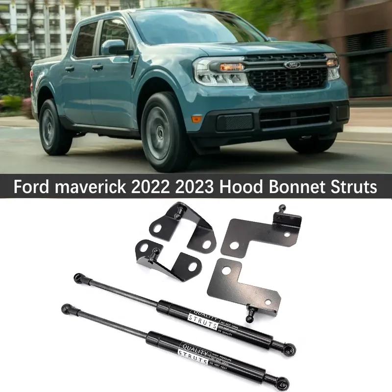 Front Hood Bonnet Lift Support Struts Shocks Gas Springs For Ford Maverick 2022 2023