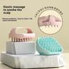 Shampoo Brush Head Scalp Massage Comb With Handle Hair Washing Comb Body Massage Brush Bath Shower Brush Salon Hairdressing Tool