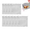 11Pcs Pill Pouches for Travel Leakproof Zipper Small Pill Pouch Storage Bags for Supplement Jewelry Hair Accessories 8x8cm