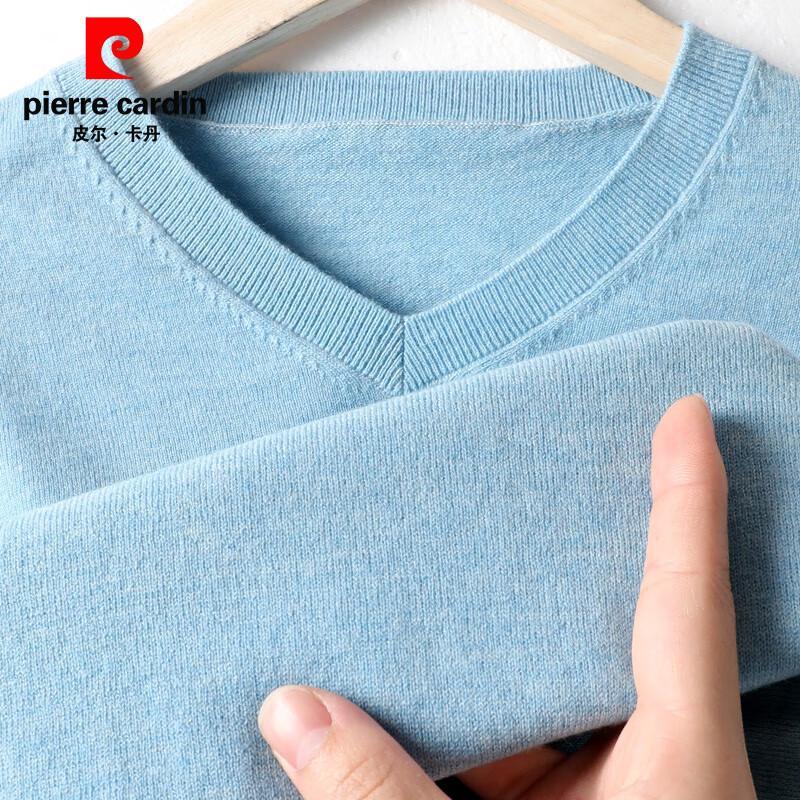 Pierre Cardin Men's 100% Pure Wool V-Neck Sweater