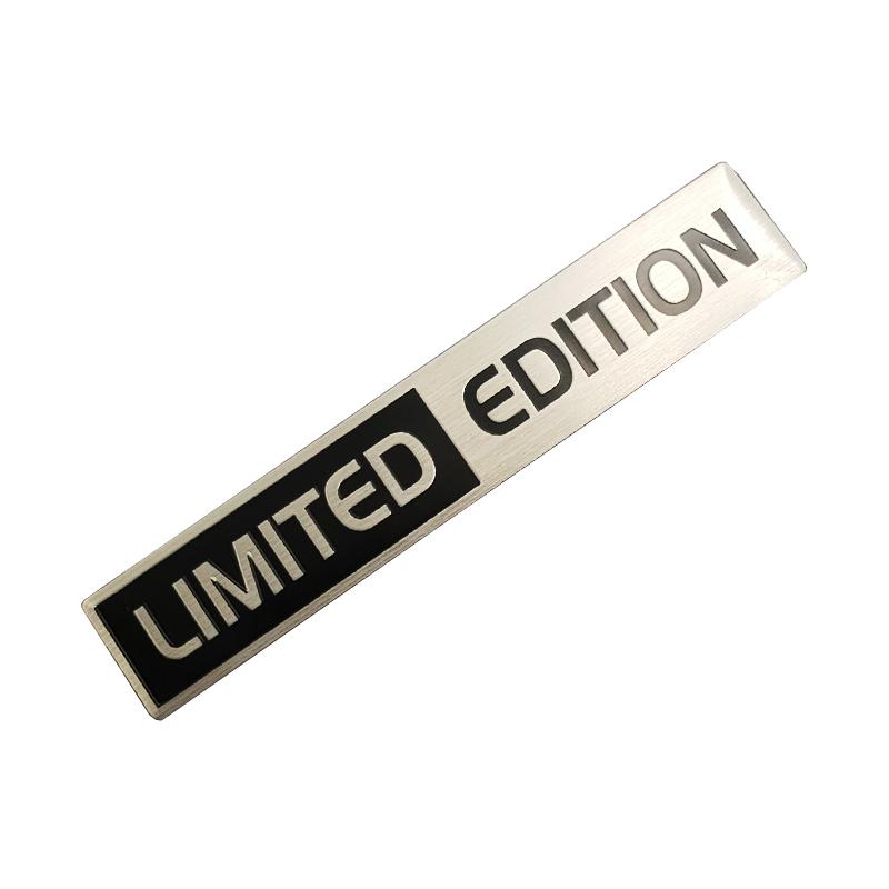 3d Aluminium Special Edition Logo Limited Edition Emblem Sticker Car Interior Exterior Decoration Decal Motorcycle Accessories