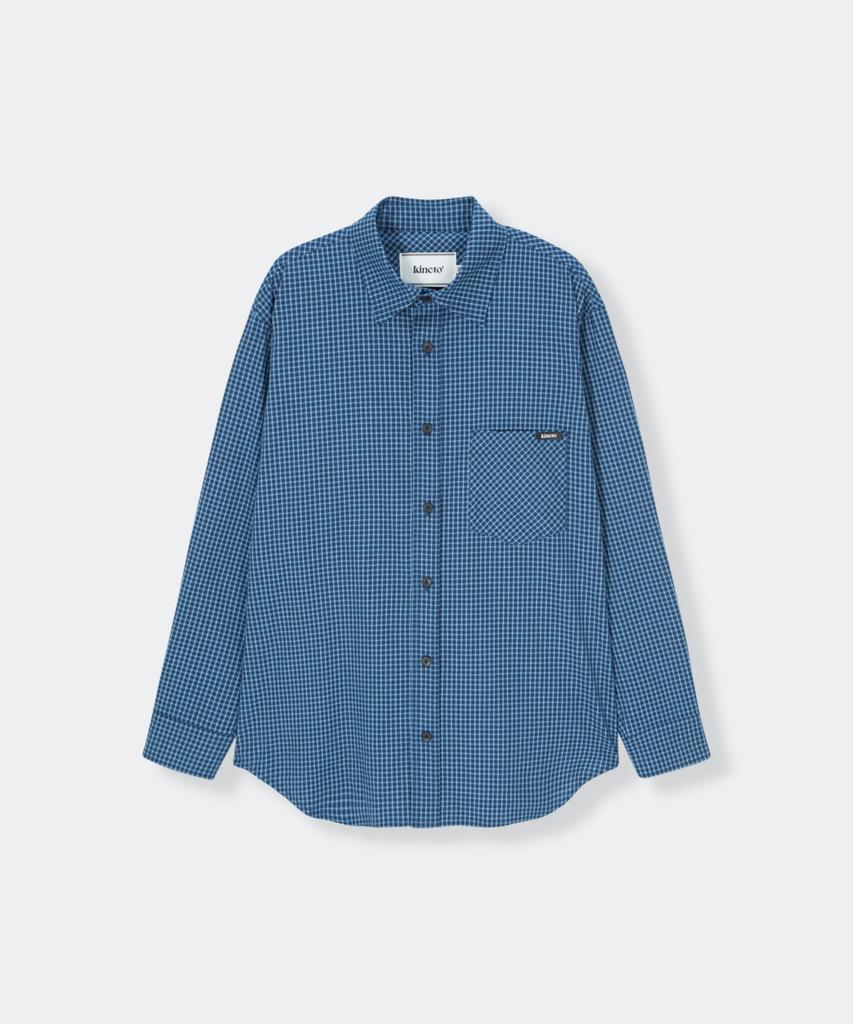 KINETO Classic Check Shirt_Blue