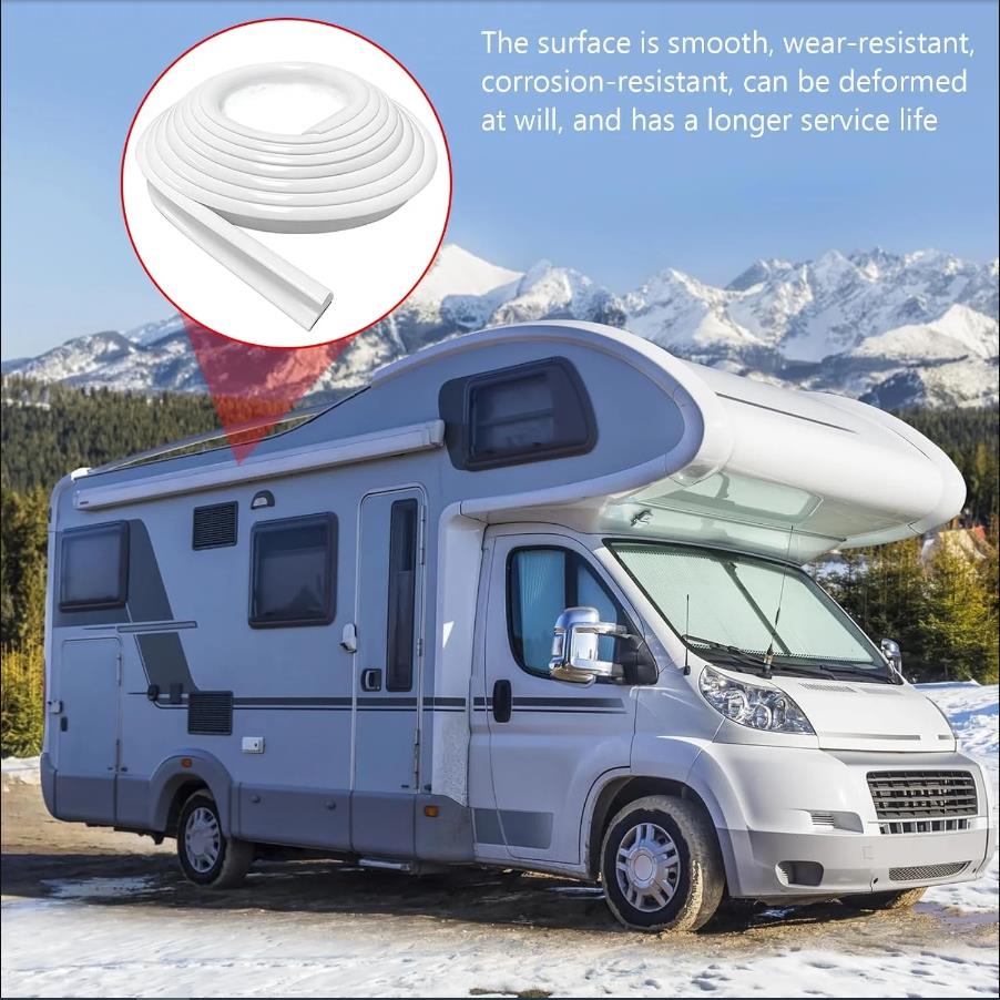

1-метровий Fiamma Dripstop Caravan Motorhouse Camper Van Gutter Rain Guard Drip Stop білий