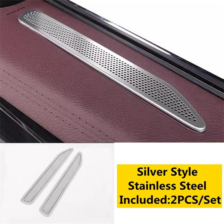 

For Renault Grand Koleos 2024 2025 Front Door AC Air Outlet Vent Cover Duct Net Exhaust Dustproof Stainless Steel Accessories серебряный
