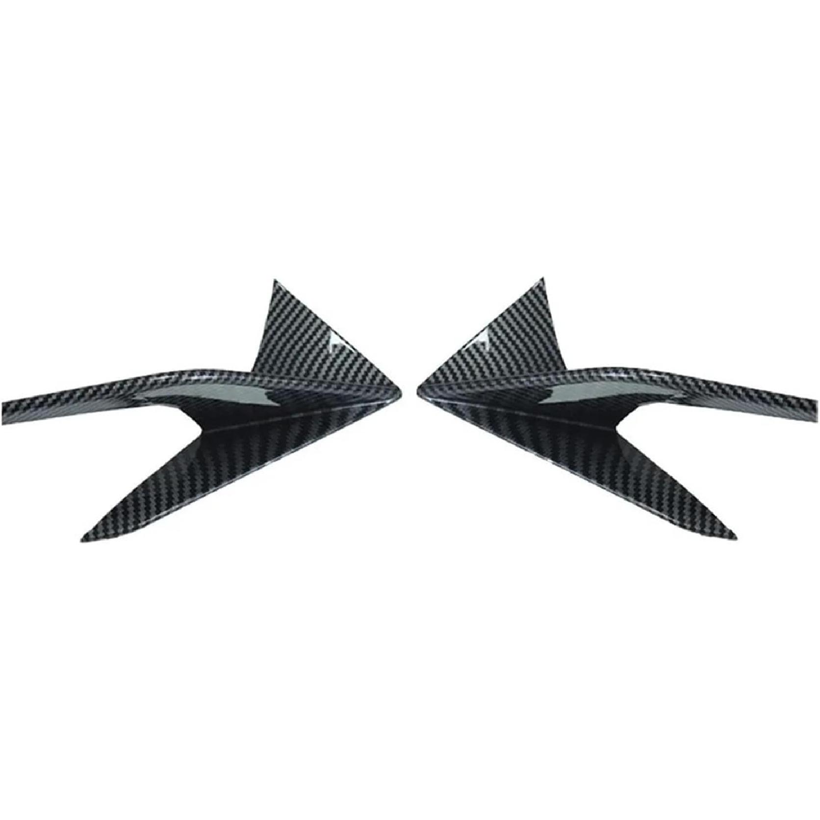 

Compatible for Toyota Supra A90 A91 2019 2020 2021 2022 2023 2024 2025 Car Front Bumper Spoiler Fender Side Vent Cover Canard Splitter Trim(Glossy Carbon Look