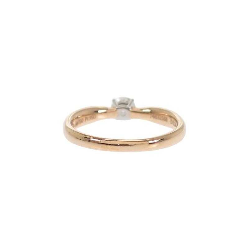 TIFFANY&Co.  #8(JP Size) Ring K18 Pink Gold/Pt950Platinum Women