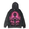 Naruto Vintage Oversized Hooded Jacket - Japanese Anime Style (Autumn/Winter)