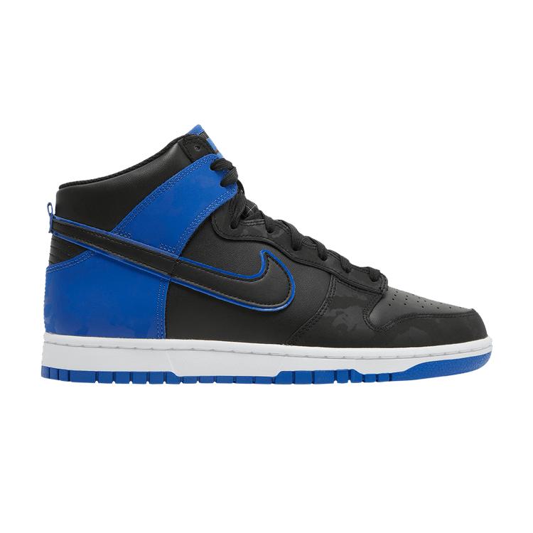 Nike Dunk High SE Camo Black Royal 43
