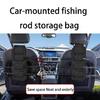 Vehicle Fishing Rod Storage Case With Thickened Oxford Fabric Car Fishing Rod Carriers Bag Car Mount Rod Organizers Bag