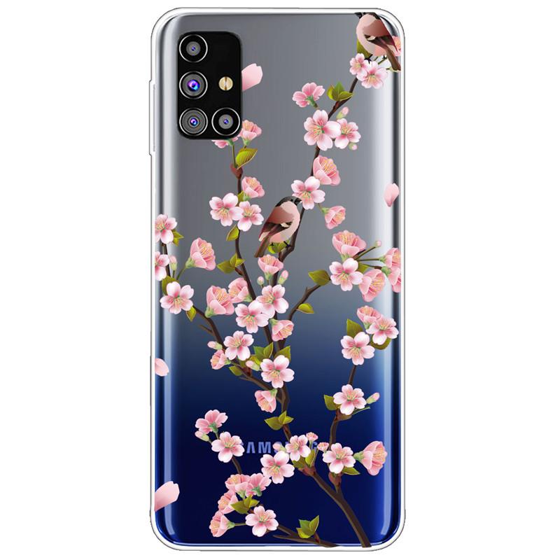 Clear Soft Cover for Samsung A31 A41 A51 A71 Case TPU Transparent Lovely Fashion Cases for Galaxy A71 Silicone Bumper Cat