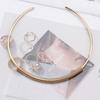 Necklace High-End Retro Design Metal Necklace Collar Simple Personality Versatile