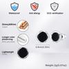 Small Huggies Earrings for Men Boys,Black Round Metal Stud Earrings,Hip Hop Jewerlry Gifts