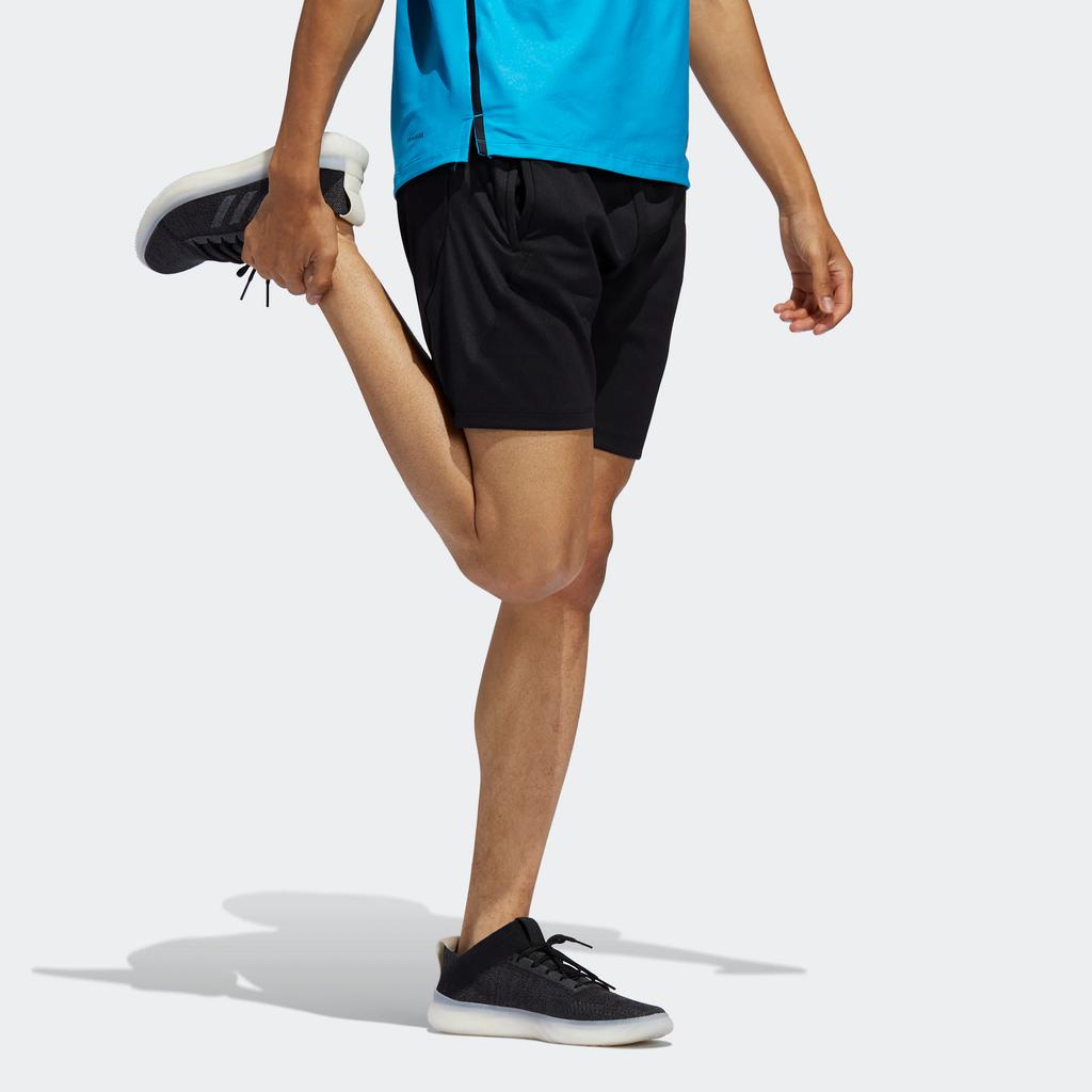 Adidas Primeblue 4K Logo Versatile Training Shorts Men Shorts Black FJ6139