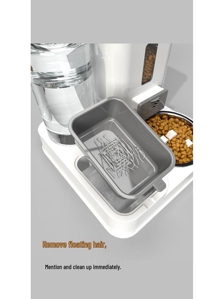 Pet Feeder Bowl & Water Fountain for Cats and Dogs