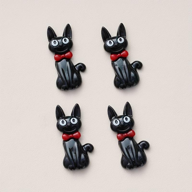 Handicrafts Sewing Products Scary Cat Patch Resin Decorative Crafts Keychain DIY