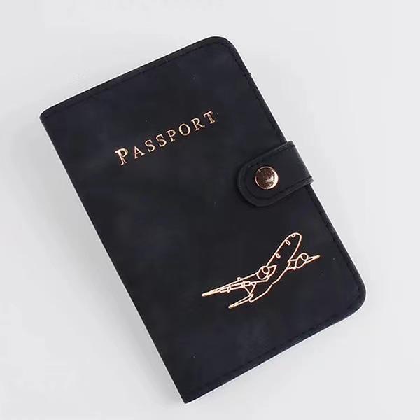 

Cross-Border RFID Leather Passport Holder: Multifunctional, Portable, Anti-Theft, Anti-Scratch Card Slot Case. 14×10
