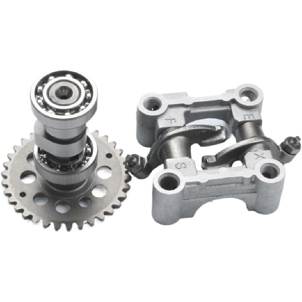 A9 Camshaft And Standard Cam And Rocker Compatible With GY6 50cc 80cc 100cc 139QMB 139QMA Compatible with And Karts(9 HOLE CAM)