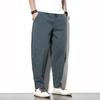 Pantaloni Uomo Larghi Casual Pantaloni Maschili Gamba Larga Morbidi Pantaloni da Tuta Estivi Cinesi Jogger