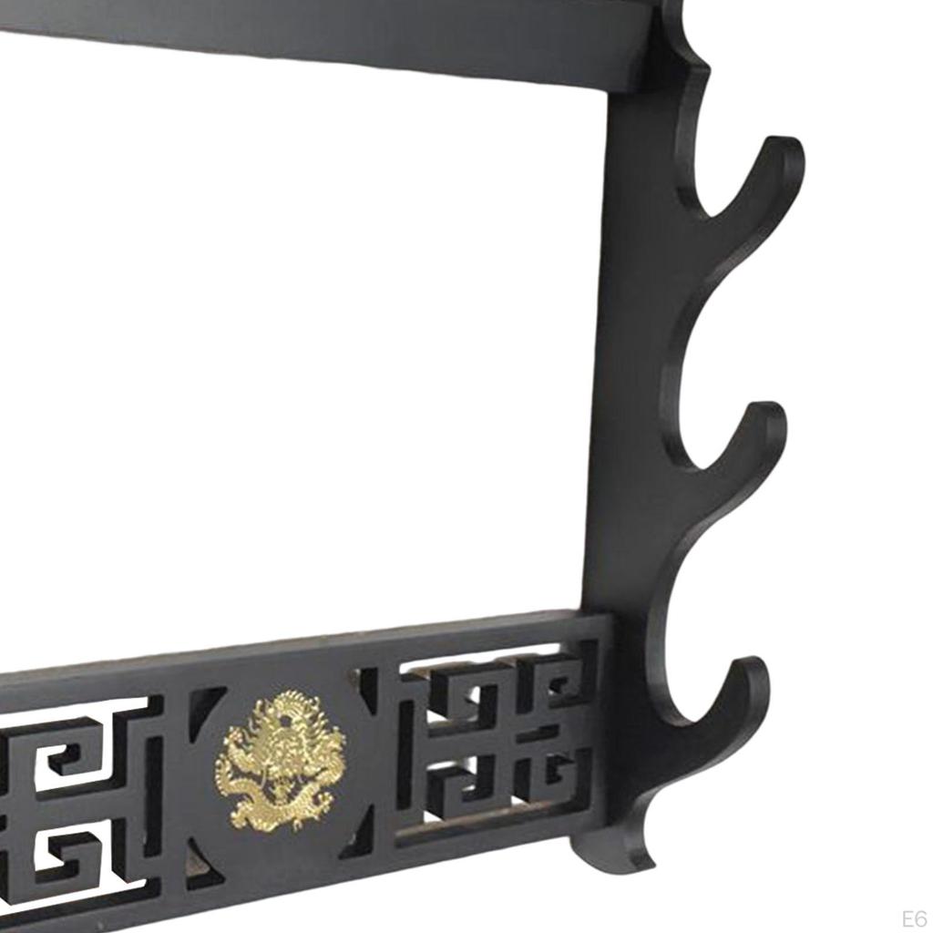 Supporto da Parete per Samurai Cinese Staffa Supporto Appendiabiti per Katana Drago