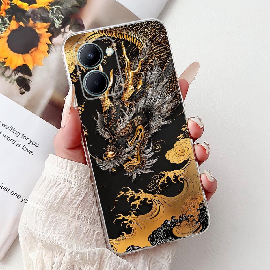 For Realme C33 2023 Case RMX3627 Colorful Flowers Painted Cover Soft Silicone Case For Realme C31 C 33 RealmeC31 RealmeC33 Shell
