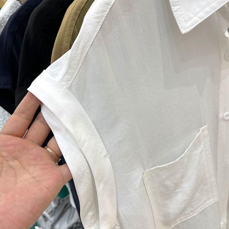 Dámské letní tričko s krátkým rukávem, tenké, designové, nové, ležérní, volný šifonový top