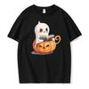 Book Lover Tshirt Boo Reading Books Tshirts Bookish Halloween Women Tshirts Halloween Teacher Gift Clothes Librarian Halloween